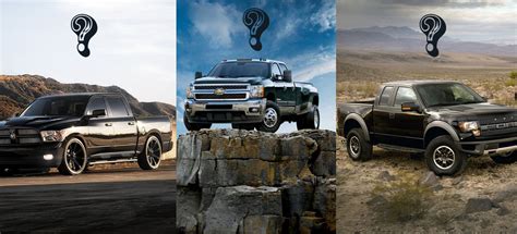 The Battle Of The Trucks: F-150 Vs. Dodge Ram Vs. Chevrolet Silverado - CamaroCarPlace