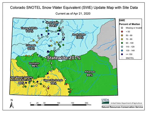 Statewide snowpack is at 107% of average - Platte Canyon