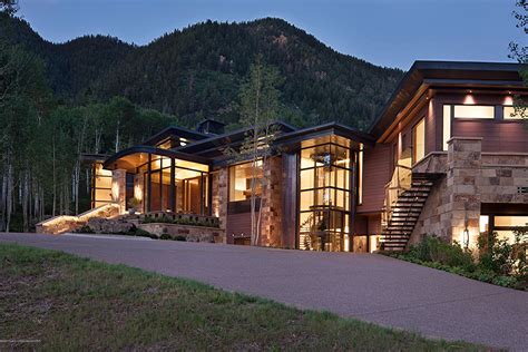 15,000 Square Foot Modern Mountain Mansion In Aspen, CO | THE AMERICAN MAN$ION