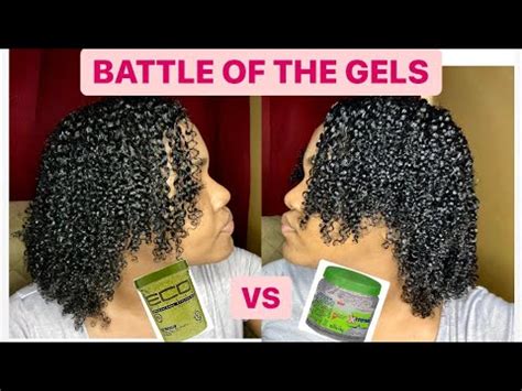 BATTLE OF THE GELS ECO GEL vs XTREME WETLINE GEL | Type 4 Hair Wash and ...