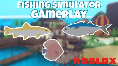 ROBLOX Fishing Simulator Gameplay! - YouTube