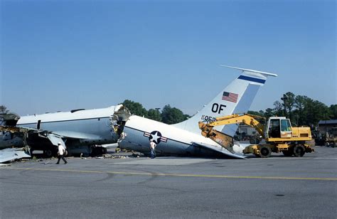 A USAF EC-135 Stratotanker aircraft assigned to the 55th Wing at Offutt ...