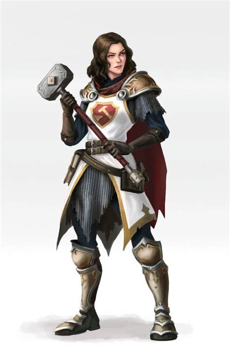 Cleric by ArtDeepMind on DeviantArt | Female knight, Fantasy character design, Female human