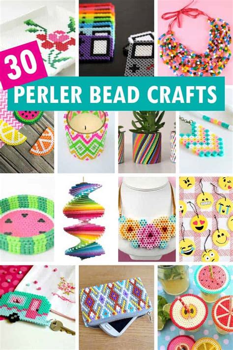 A roundup of 30 amazing perler bead ideas, crafts, home decor, jewelry