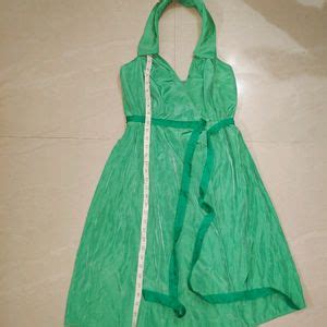 Dresses | Parrot Green Color Dress | Freeup