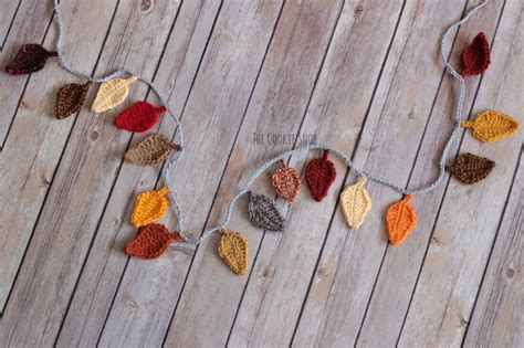 Fall Leaf Garland - The Cookie Snob