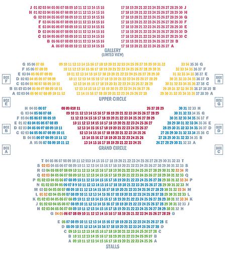 Theatre Royal, Newcastle | Seating Plan, view the seating chart for the Theatre Royal