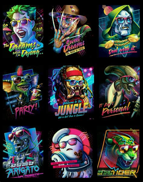 80's retro style | Horror artwork, Horror movie art, Synthwave art