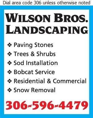 Wilson Brothers Landscaping in Regina, SK - Mysask411