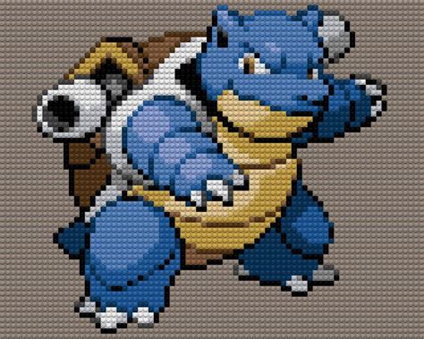 Auto-generated wallpaper. The Pokemon Blastoise rendered in Legos. Idea ...