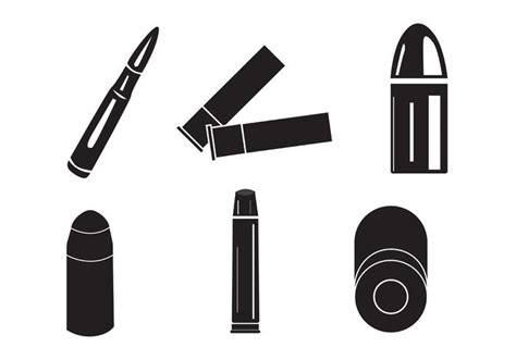 Vector Shotgun Shells Silhouettes 86668 Vector Art at Vecteezy