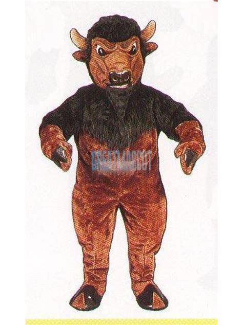 Bison Buffalo Mascot Costume