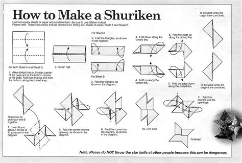 Origami ideas: Step By Step Origami Transforming Ninja Star Instructions