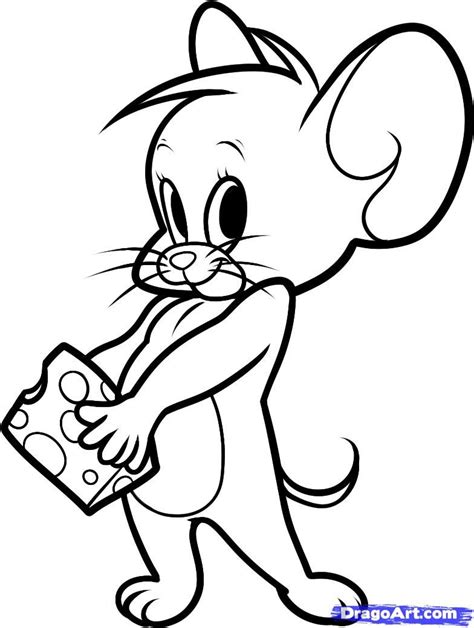 Jerry The Mouse Drawing