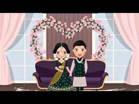 Indian Wedding Video Invite - Caricature Wedding Invite and Animation Wedding Invite 202 ...