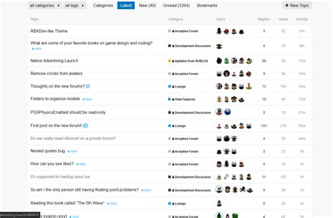 Some Developer Forum Tweaks - Forum Help - Developer Forum | Roblox