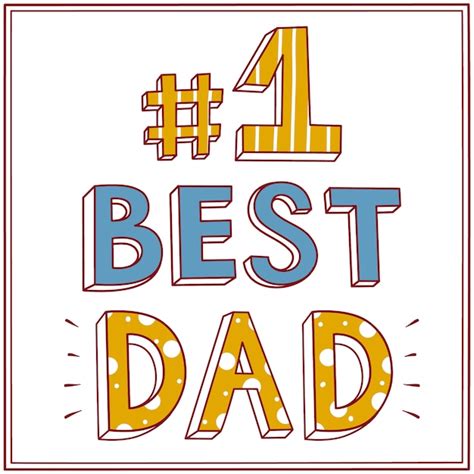 Free Vector | Best dad background design