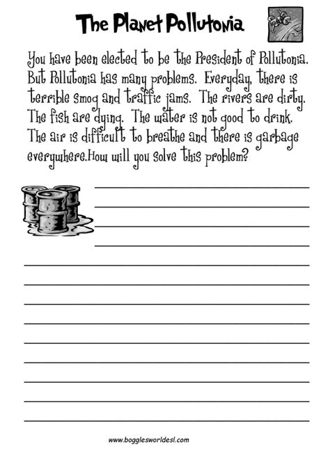 Creative Writing Worksheets For Kindergarten