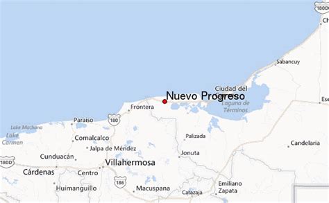 Nuevo Progreso Mexico Map