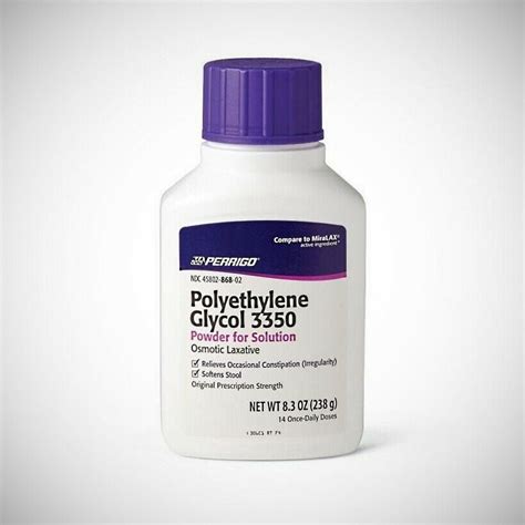 Generic MIRALAX - Polyethylene Glycol 3350 Laxative Powder for ...