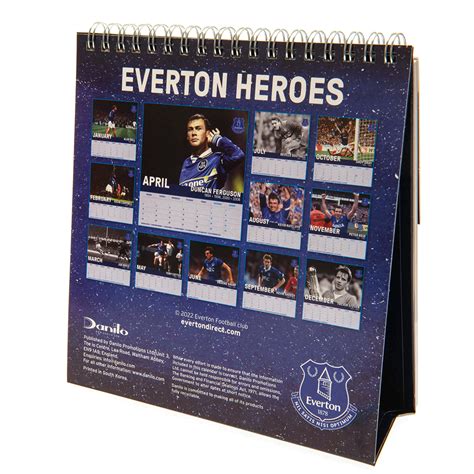 Everton FC Desktop Calendar 2023 | Taylors Merchandise