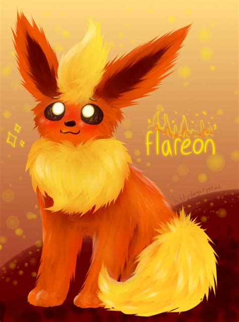 flareon fanart by kittydogcrystal on DeviantArt