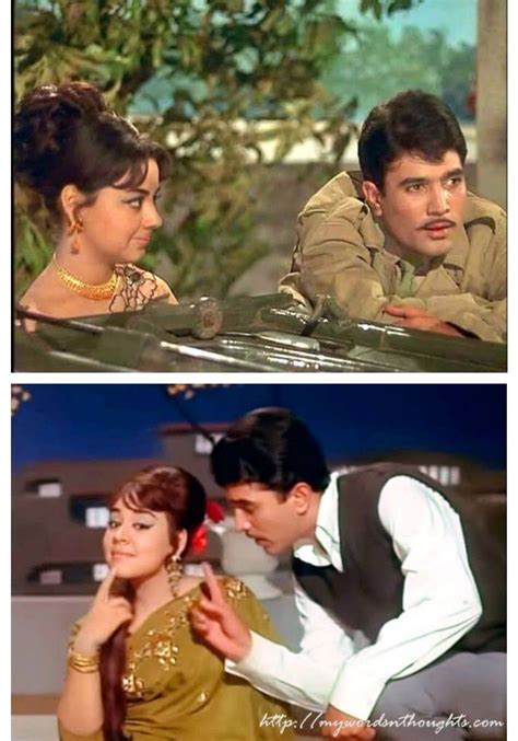 Farida jalal.... Rajesh Khanna... Aradhana 1969 | Old bollywood movies, Bollywood movies, Hindi film