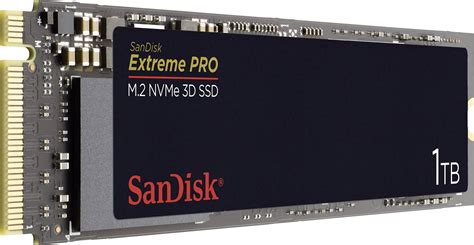 SanDisk Extreme PRO® 3D 1 TB NVMe/PCIe M.2 internal SSD M.2 NVMe PCIe 3 ...