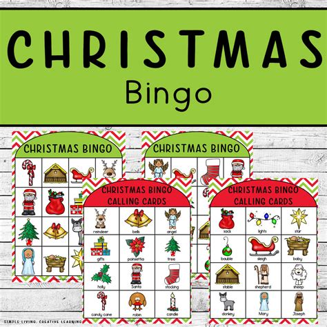 Christmas Bingo - Simple Living. Creative Learning