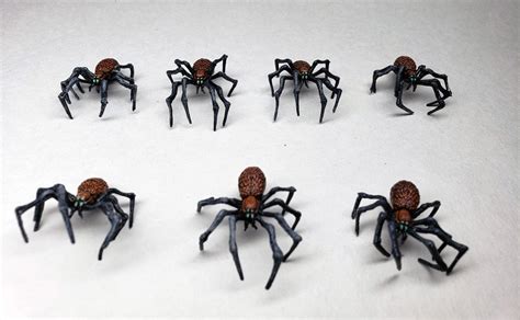 Giant Spiders Painted Wizkids Nolzur's Miniature / Dnd Pathfinder Frostgrave D&D Dungeons and ...