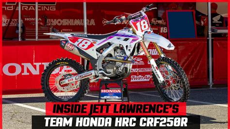 Inside Look 2023 Jett Lawrence Last Honda HRC CRF250R!