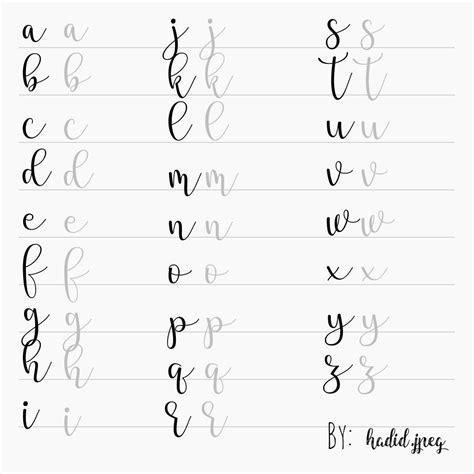 fake calligraphy font practice free printable exercise sheet | Brush lettering practice, Hand ...