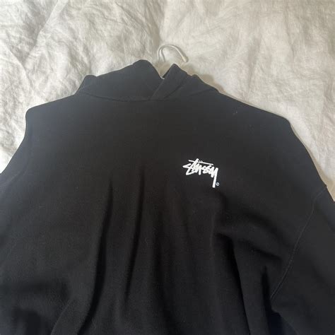 Black hoodie - Stussy RP = $90 Only worn a couple... - Depop