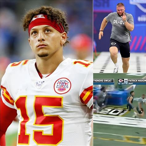 Despite Weighing Over 70 Pounds Less, Patrick Mahomes Is Infuriated By ...