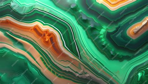 Premium AI Image | Abstract malachite background with stone texture realistic malachite surface