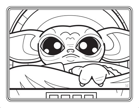 The Unofficial Baby Yoda Coloring Book