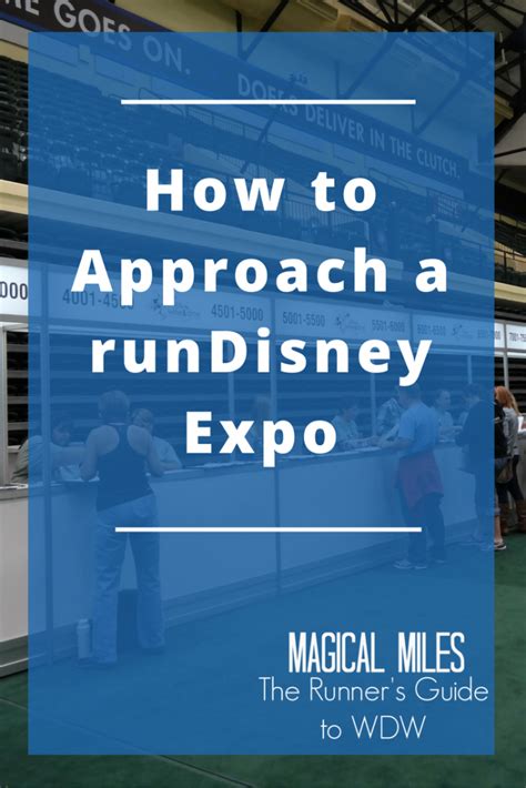 How to Approach a runDisney Health & Fitness Expo - The Runner's Guide to WDW & Beyond | Run ...