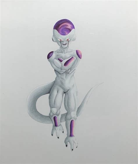 Final Form Frieza Colored Pencil Art - Etsy