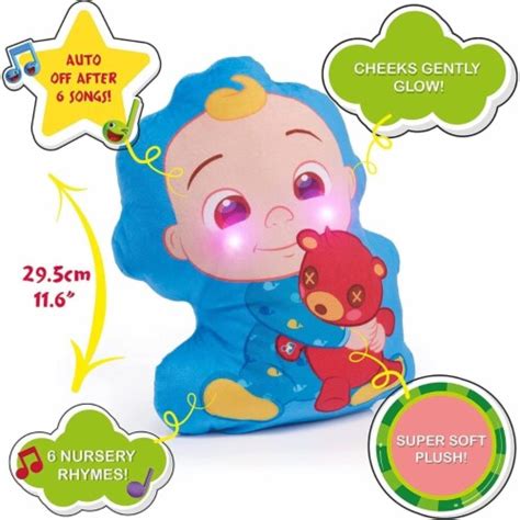 CoComelon JJs Musical Sleep Soother Bedtime Night Light Lullaby Pillow WOW! Stuff, 1 unit - Kroger