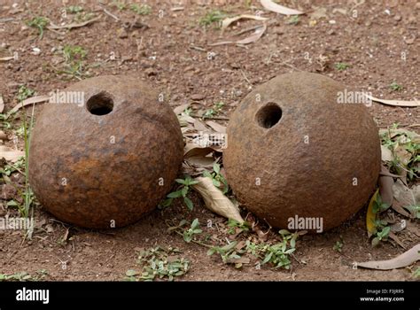 Two cannon balls Vijaydurg Fort constructed by king Bhoj Konkan ...