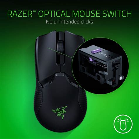 Razer Viper Ultimate Hyperspeed Lightweight Wireless Gaming Mouse & RGB Charging Dock: Fastest ...