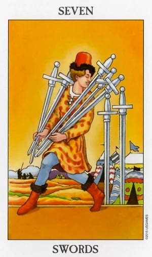 Seven of Swords as a Person (Upright & Reversed) Tarot Card Meaning – Sibyl Tarot