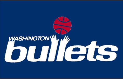 Washington Bullets Logo - Primary Dark Logo - National Basketball ...