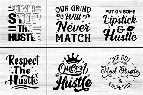 Hustle svg bundle, hustle svg cut file, hustle svgs (1155996) | Cut Files | Design Bundles