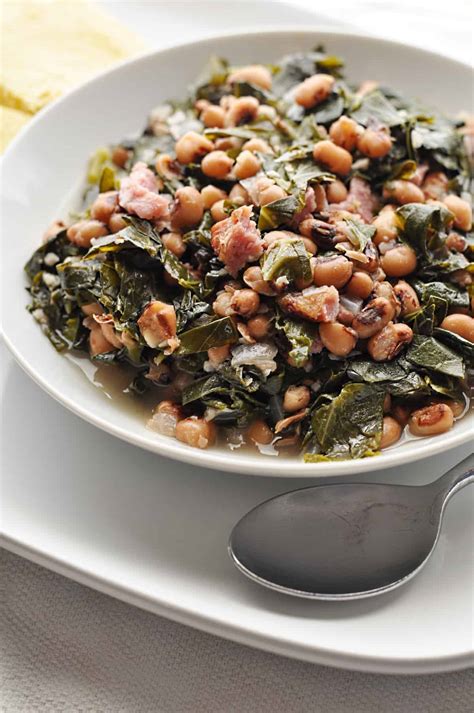 Southern Black Eyed Peas and Collard Greens - Savory With Soul