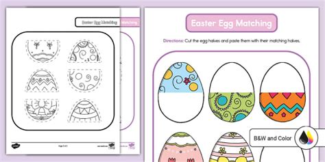 Easter Egg Pattern Matching | Easter | Twinkl USA - Twinkl