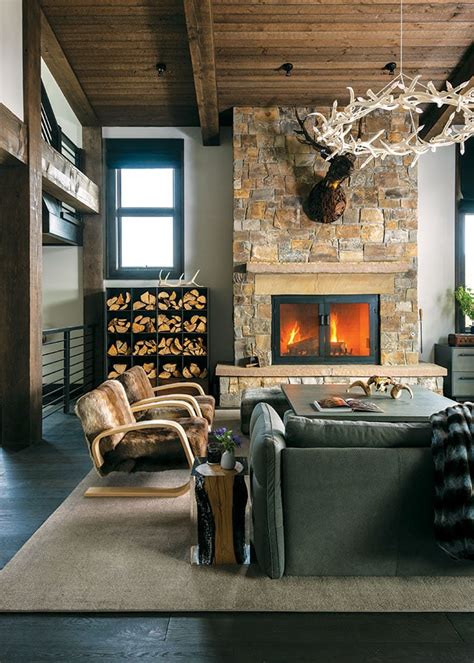 18 Dreamy Mountain Home Fireplaces - Mountain Living