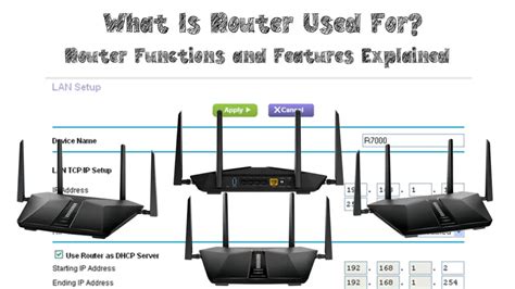 What is the Router Used For? (Router Functions and Features Explained ...