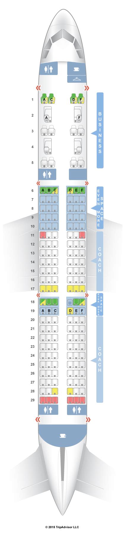 Jetblue A320 Seating Chart