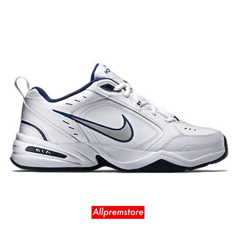 Jual Nike Air Monarch IV White Navy | Shopee Indonesia